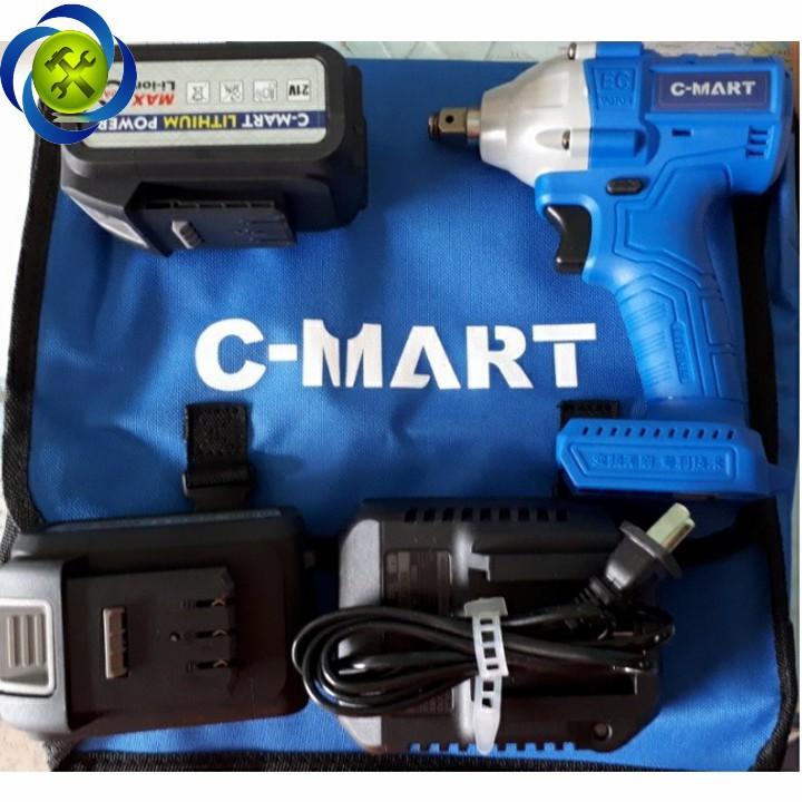 Máy bắn bulong Pin 21V C-MART W0014B