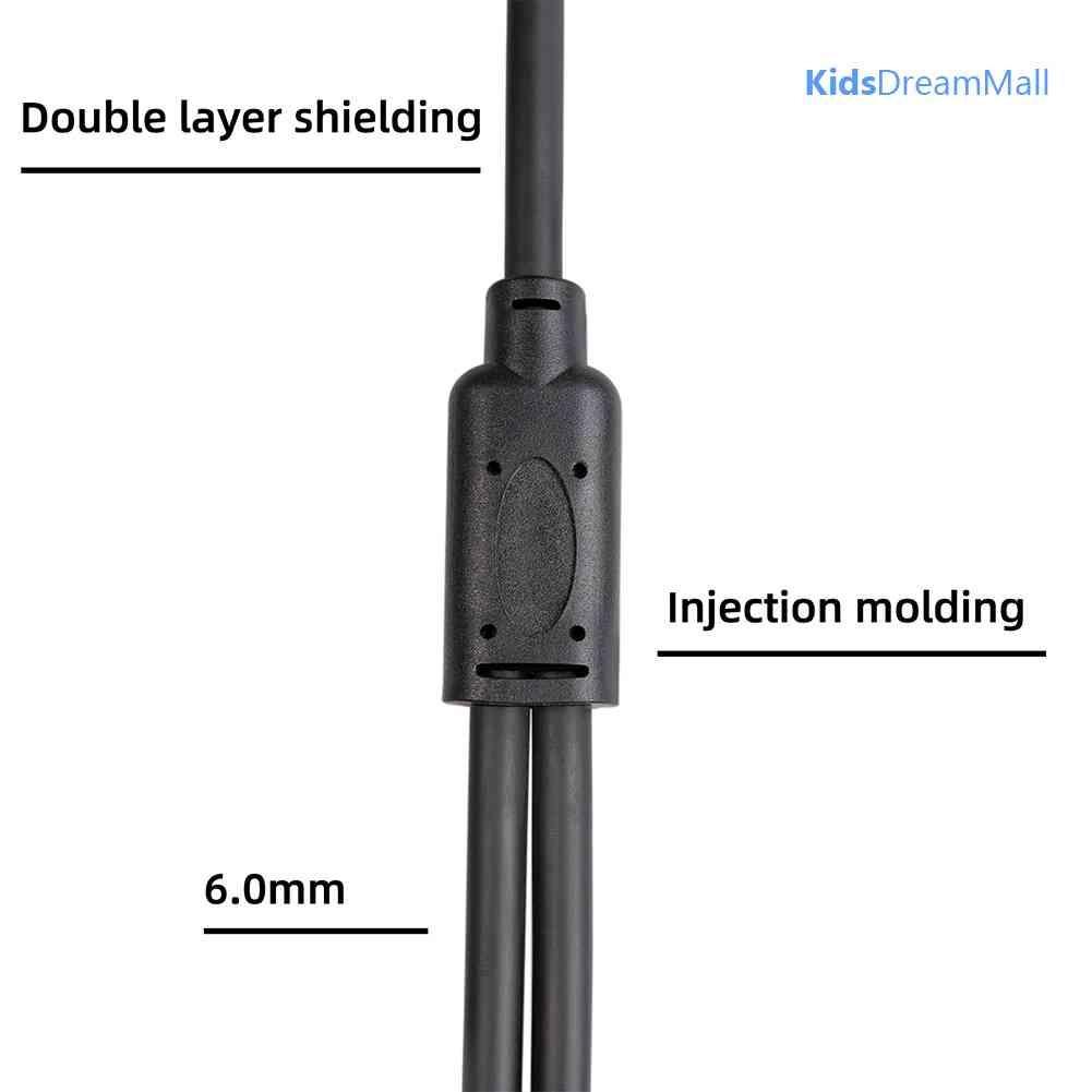 Mới Cáp Chuyển Đổi Âm Thanh 1 Sang 2 Giắc Cắm 3.5mm Sang 6.35mm