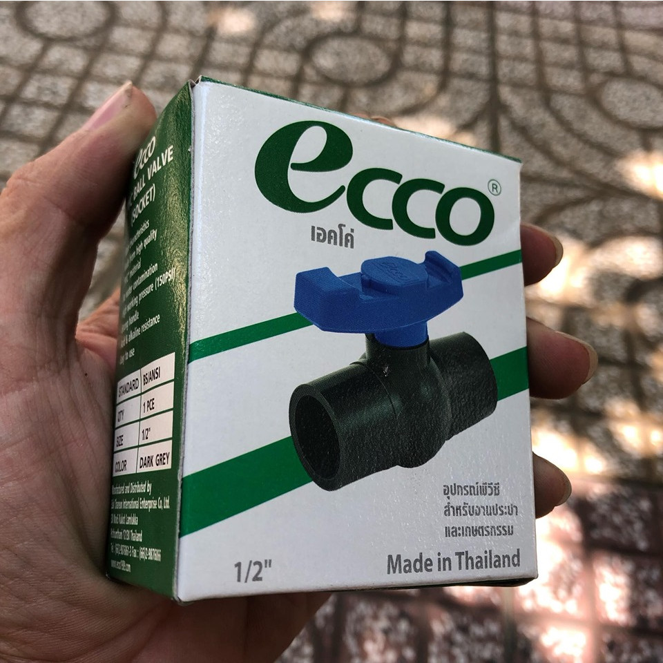 Van nước ECCO phi 21 nhập khẩu từ Thái Lan
