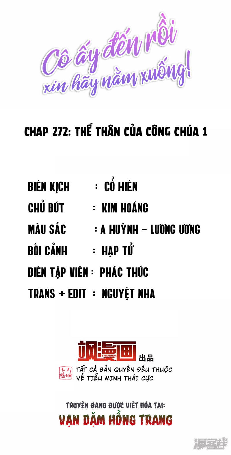 cô ấy đến rồi, xin nằm xuống! chapter 272 2