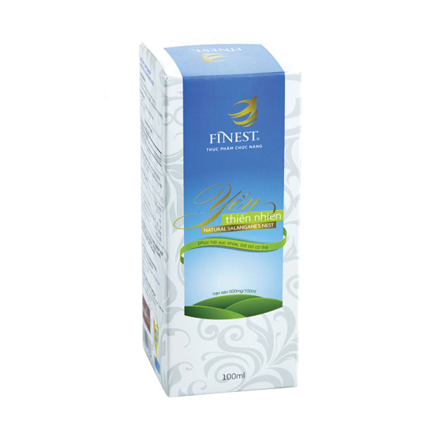 Nước yến thiên nhiên (Có đường) - Hộp 5x100ml