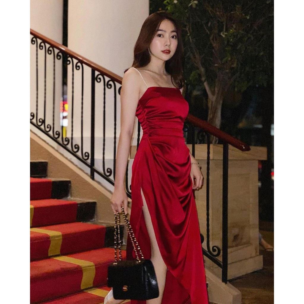 Đầm Ôm Body Dạ Hội Dự Tiệc 2 Dây Cực Sang BY8348