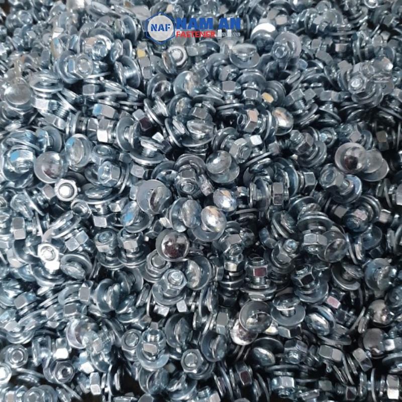 50 con Bu lông đầu tròn cổ vuông inox 304 M8x15 , bulong inox, bu lông cổ vuông chất liệu Inox 304