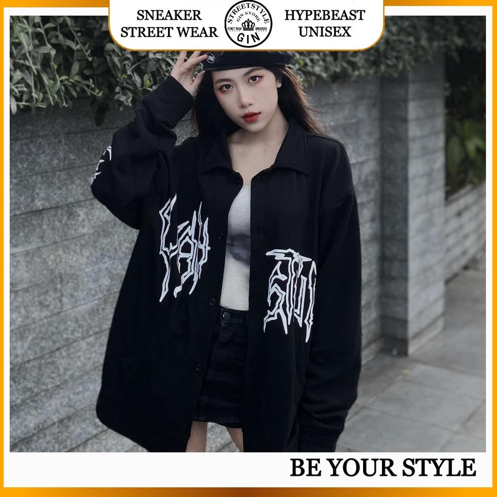 Áo khoác cardigan vah studio Death Áo nỉ cardigan vah.studio chất nỉ cua cao cấp - Gin Store