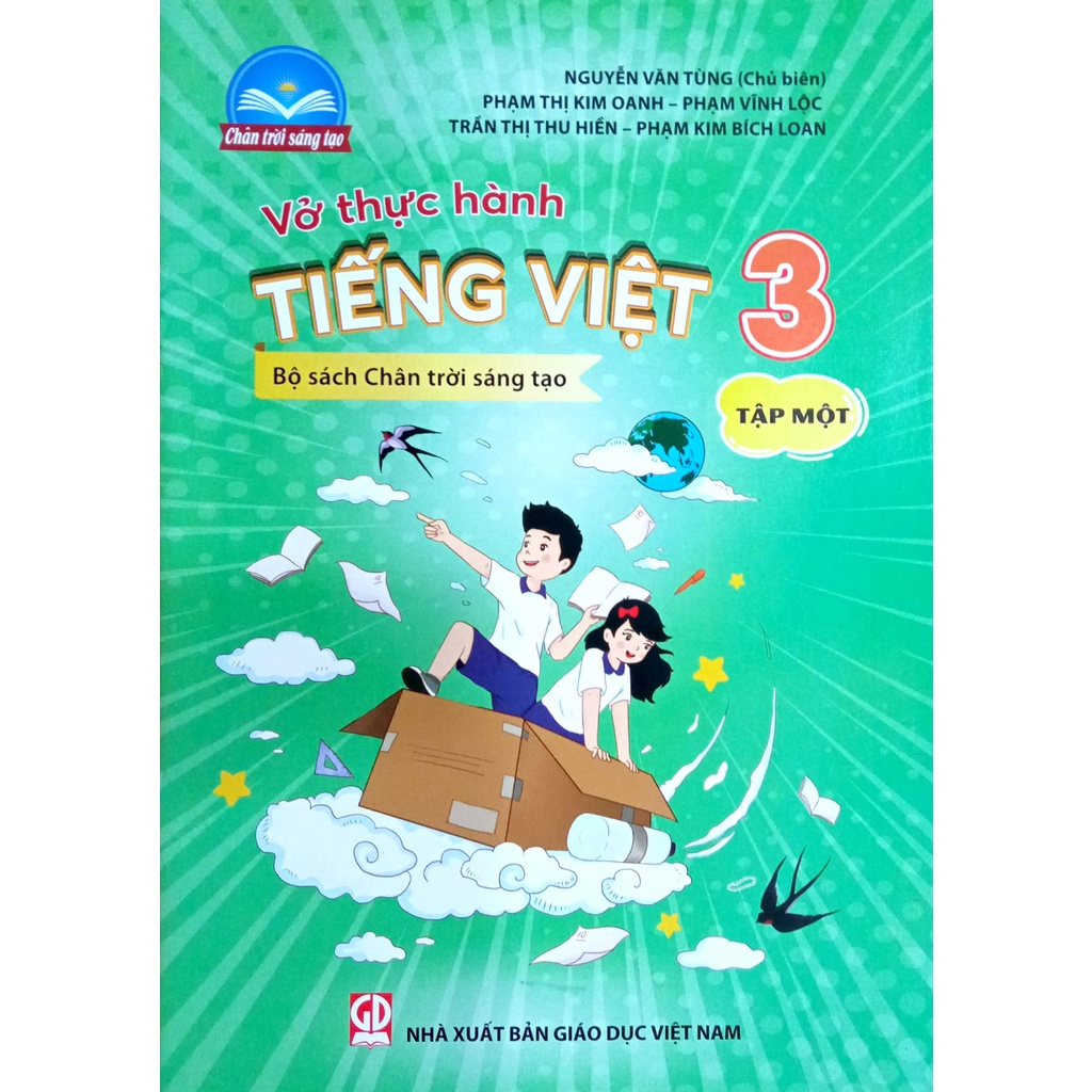 Sách - Combo trọn bộ 4 quyển Vở thực hành Tiếng Việt, Toán lớp 3 - Chân Trời Sáng Tạo