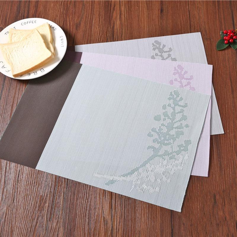 Tấm Lót Bàn Ăn Cách Nhiệt Chữ Nhật size 30x45cm Cao Cấp có sẵn 3 Màu | Nhựa PVC Miếng Trải Bàn Ăn