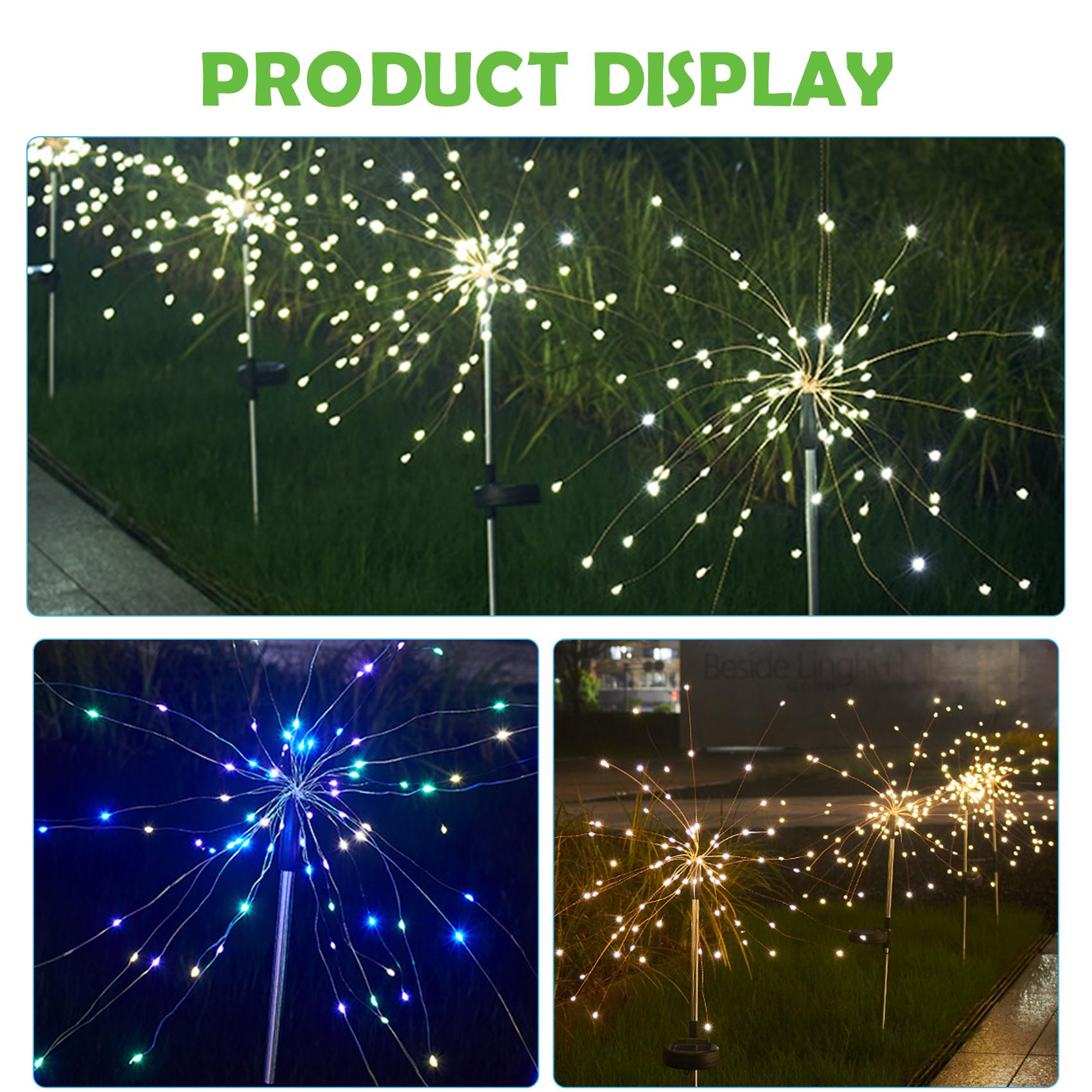 Đèn LED năng lượng mặt trời ánh sáng cho sân vườn, không thấm nước, trang trí cảnh quan