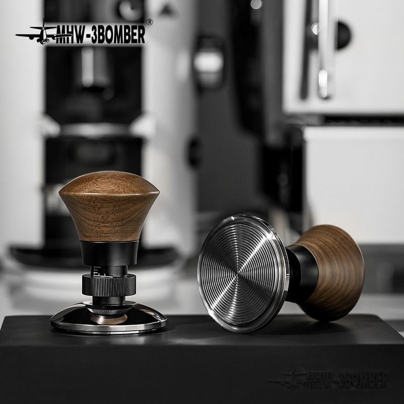 Cục Nén Cà Phê Tamper 58.35mm Gỗ Walnut MHW-3BOMBER | ARMOR SERIES