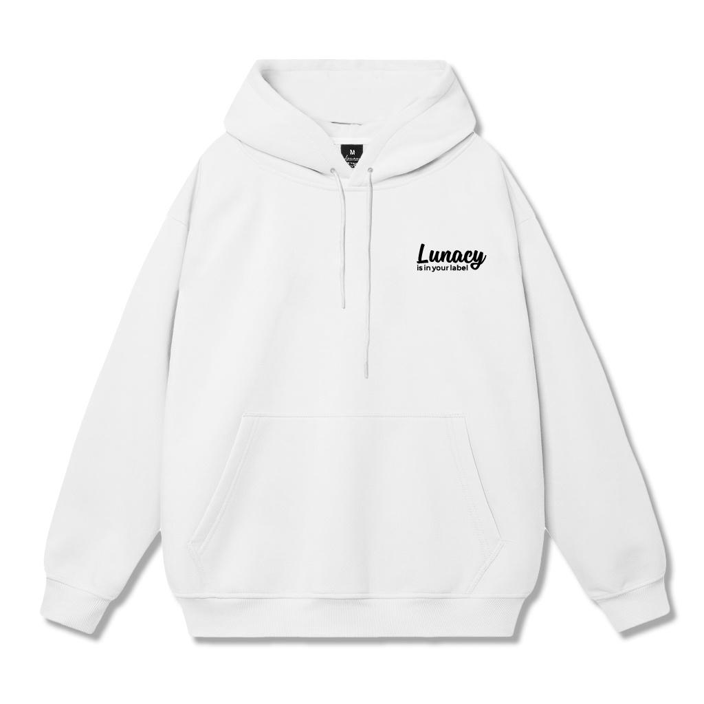 Áo Khoác Hoodie Grunge Lunacy Nỉ Có Mũ Form Rộng LUNA Unisex Nam Nữ LUNACY