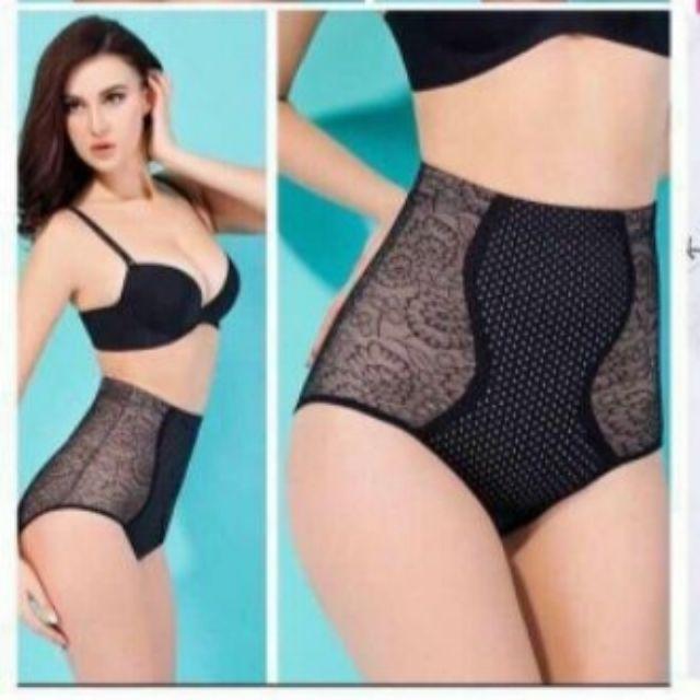 Gen nịt bụng 2 lớp ren lưới cao cấp