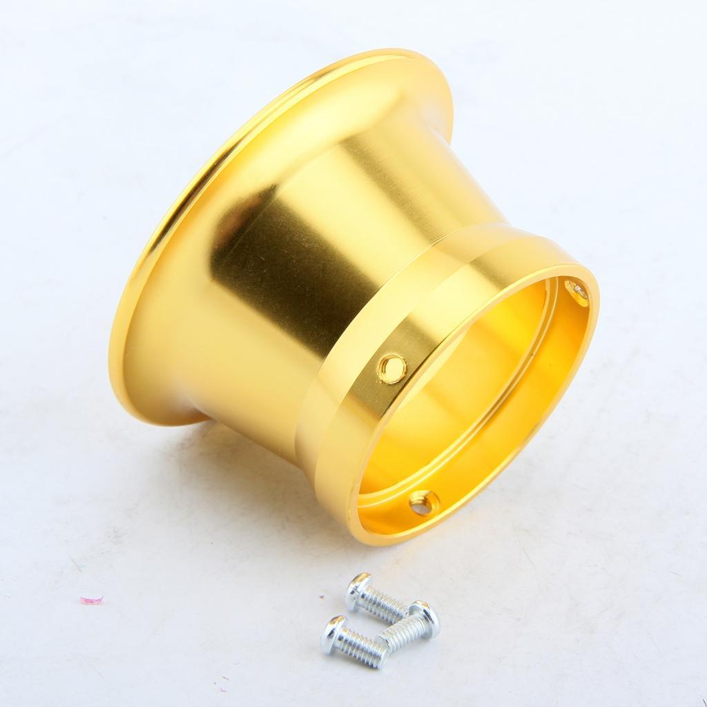 3pcs Carb Air Filter Velocity Stack Funnel for PWK24 PWK30 Carburetor Yellow