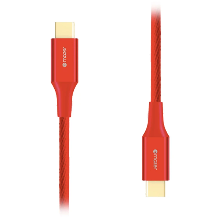 Dây Cáp Mazer ALU.DURA.TEK USB-C2C Cable 3.1A (2m) - Hàng Chính Hãng