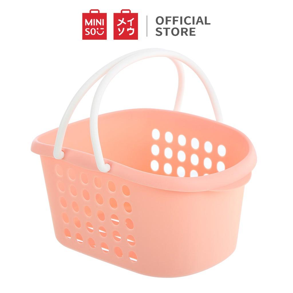 Đơn giản cổ điển Giỏ tắm Miniso (Giao màu ngẫu nhiên)