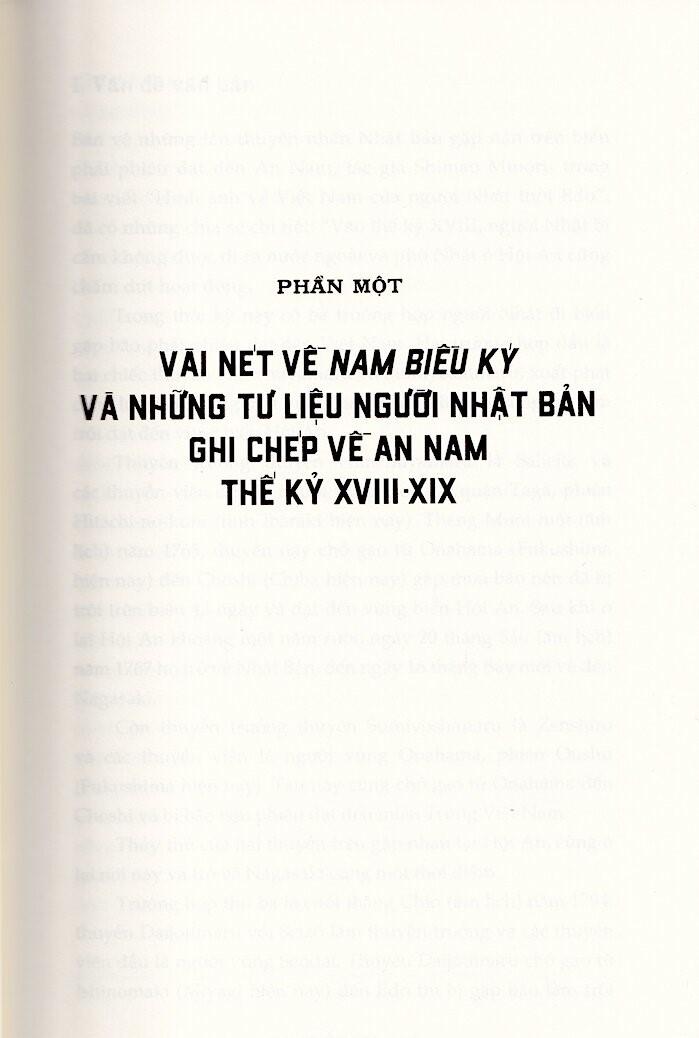 Sách Nam Biều Ký - An Nam Qua Du Ký Của Thủy Thủ Nhật Bản Cuối Thế Kỷ Xviii