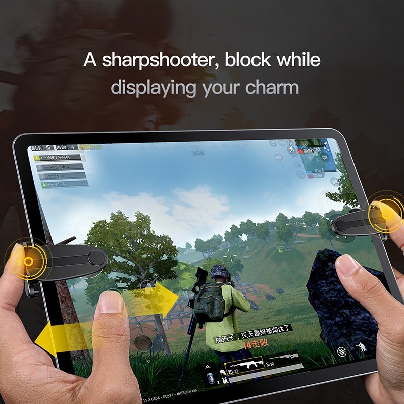 Bộ 2 nút gamepad hỗ trợ chơi game PUBG Baseus Holder Shooting cho iPad máy tính bảng (Màu ngẫu nhiên) - Hàng chính hãng