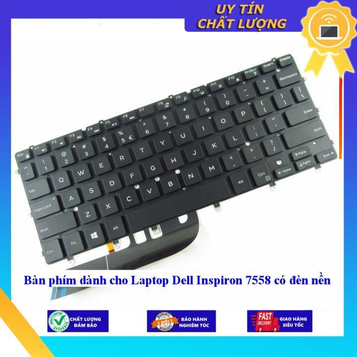 Bàn phím dùng cho Laptop Dell Inspiron 7558 có đèn nền  - Hàng Nhập Khẩu New Seal