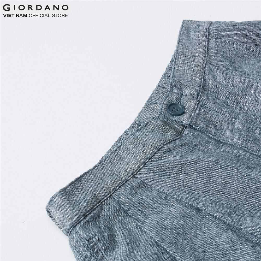 Quần Shorts Linen Nữ Giordano 05400233