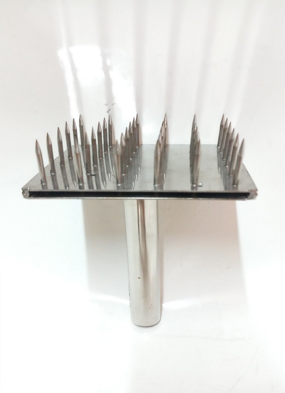 XĂM DA HEO INOX 2 LỚP VUÔNG LỚN.