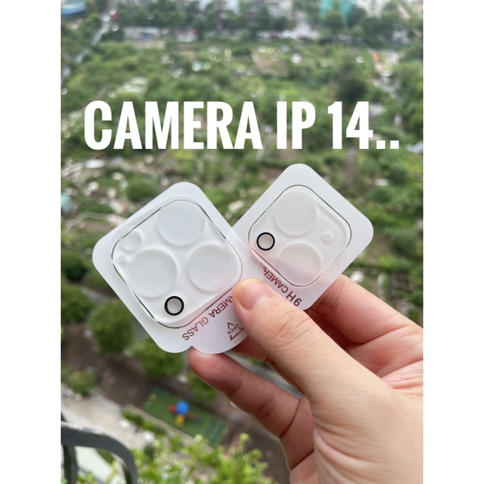 Bộ 2 Kính cường lực GOR Camera cho iPhone 14 Pro Max, 14 Pro, 14 Plus, 14 trong suốt 2.5D Hàng nhập khẩu