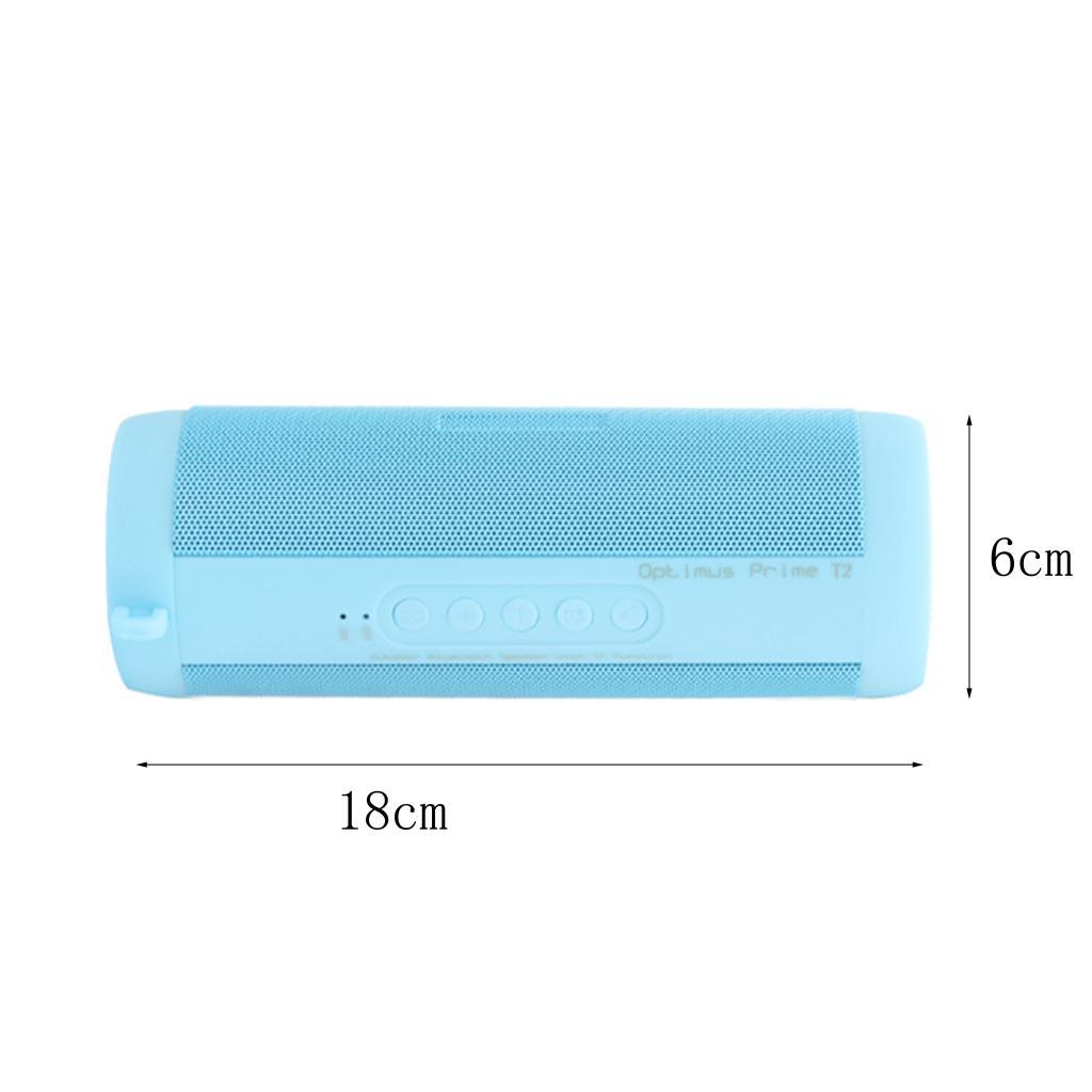 Bluetooth Speaker USB Rechargable Battery Loudspeaker Blue