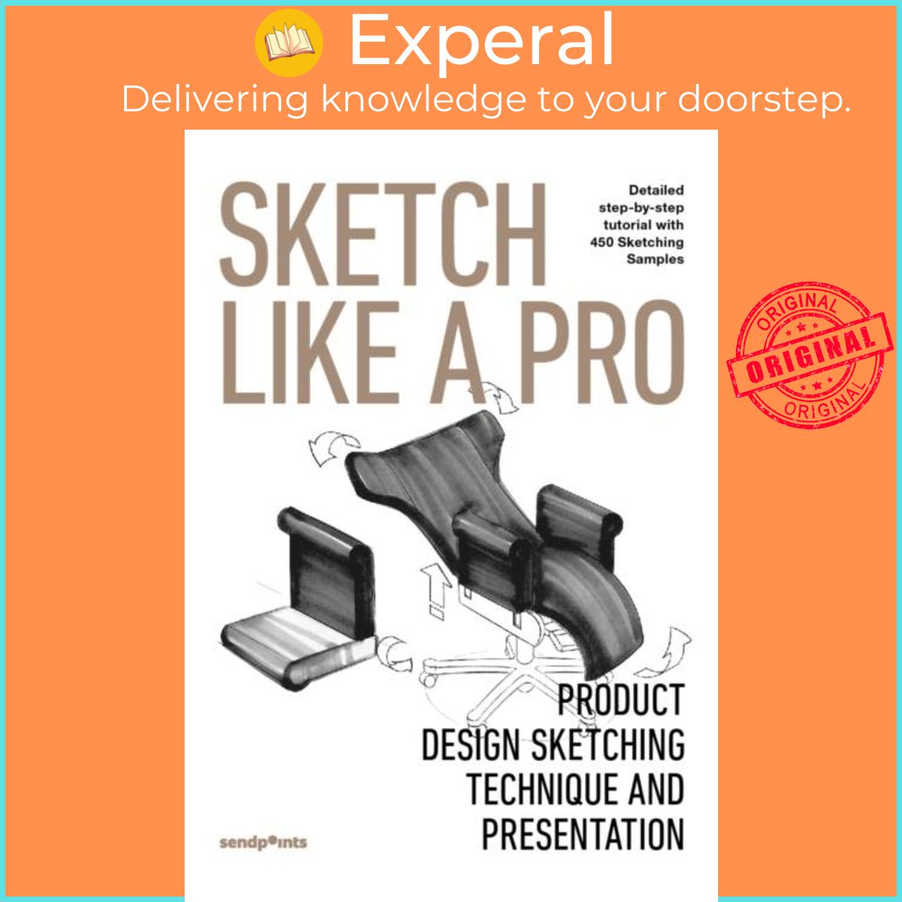 Sách - Sketch Like a Pro by Sendpoints (UK edition, hardcover)