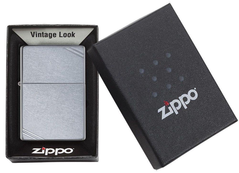 Bật lửa Zippo Street Chrome Vintage with Slashes 267