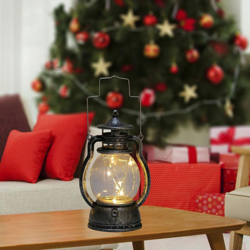 2-20pack Decorative Oil Lamp Christmas LED Lantern Lamp Hanging Lantern for Home