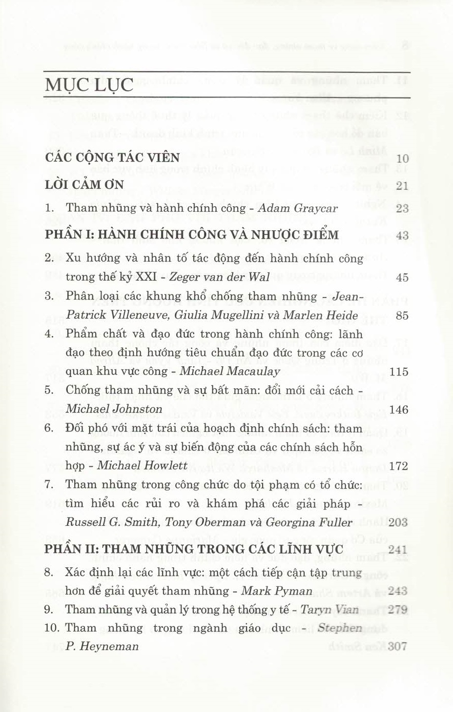 Cẩm Nang Về Tham Nhũng, Đạo Đức Và Sự Liêm Chính Trong Hành Chính Công (Sách tham khảo)