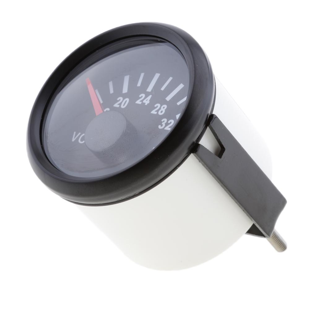 Phụ Tùng Thuyền Biển Marine Vôn Kế 16-32V 52mm 2-1 / 16 "