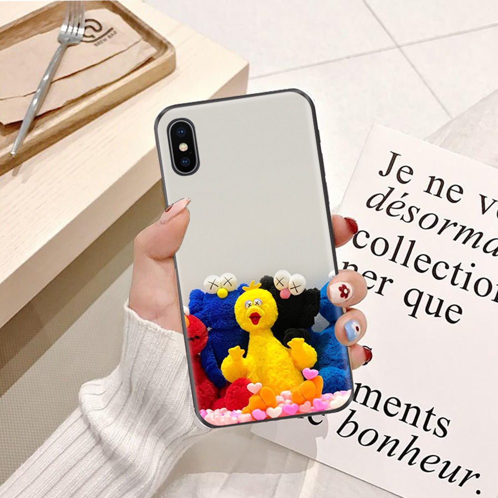 Ốp lưng điện thoại iPhone X viền silicon dẻo TPU  hình Gấu KAW - Hàng chính hãng