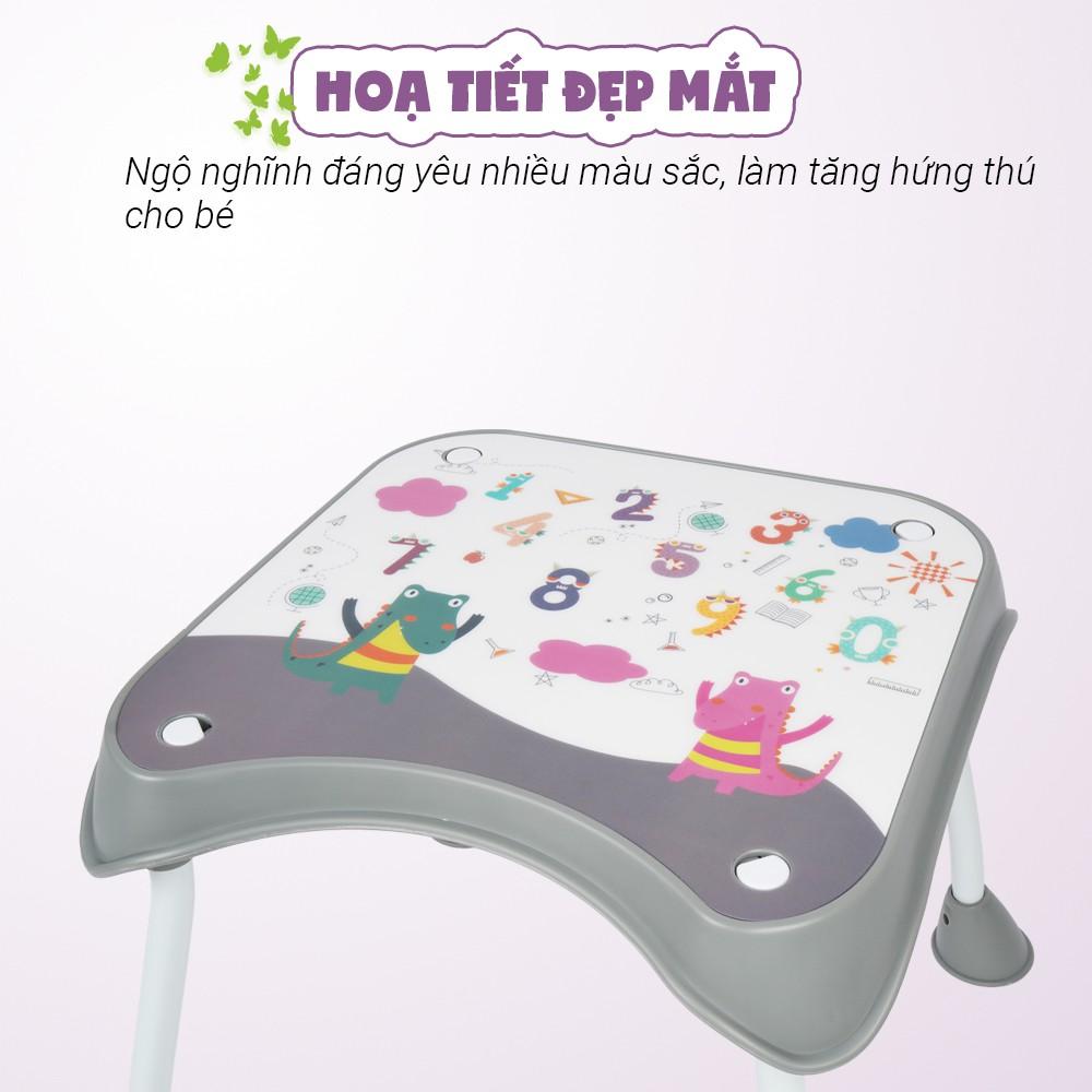 Ghế ăn dặm cho bé đa năng ngồi cao/thấp - ghép chung bàn gia đình - bàn học/tập vẽ Mastela 1016 - bảo hành chính hãng