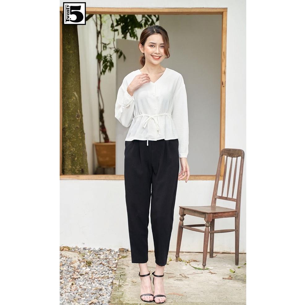 Quần baggy nữ công sở, khóa moi Twentyfive T614