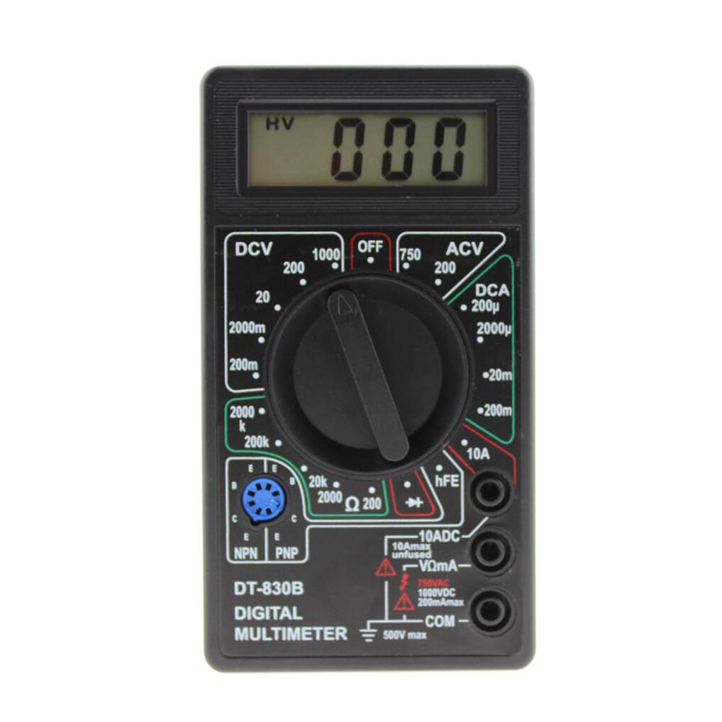 Digital Multimeter DT-830B Accurately Amp Volt Electricians Tools for Home