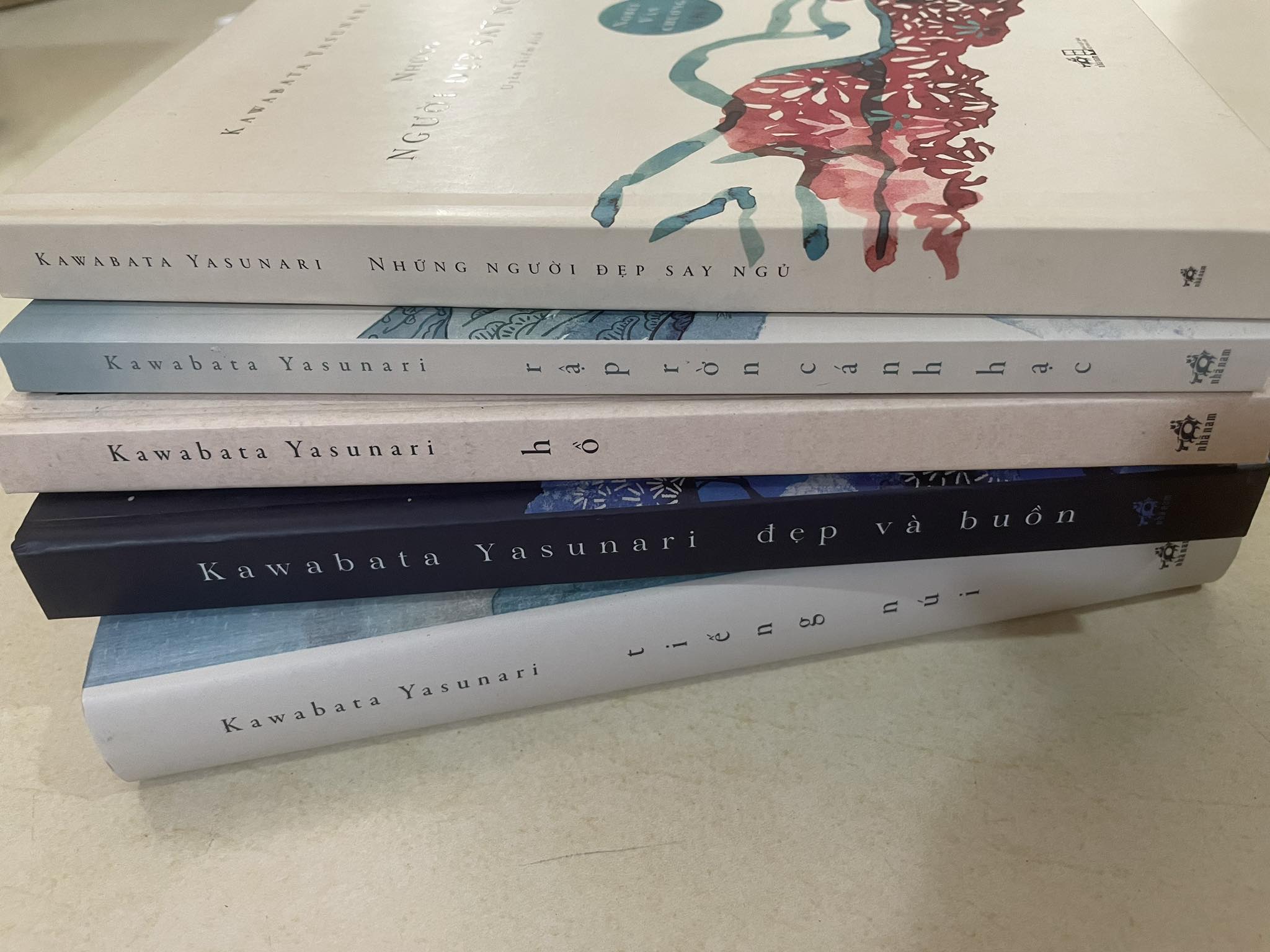 COMBO 5c KAWABATA YASUNARI 4c BÌA CỨNG 1c BÌA MỀM
