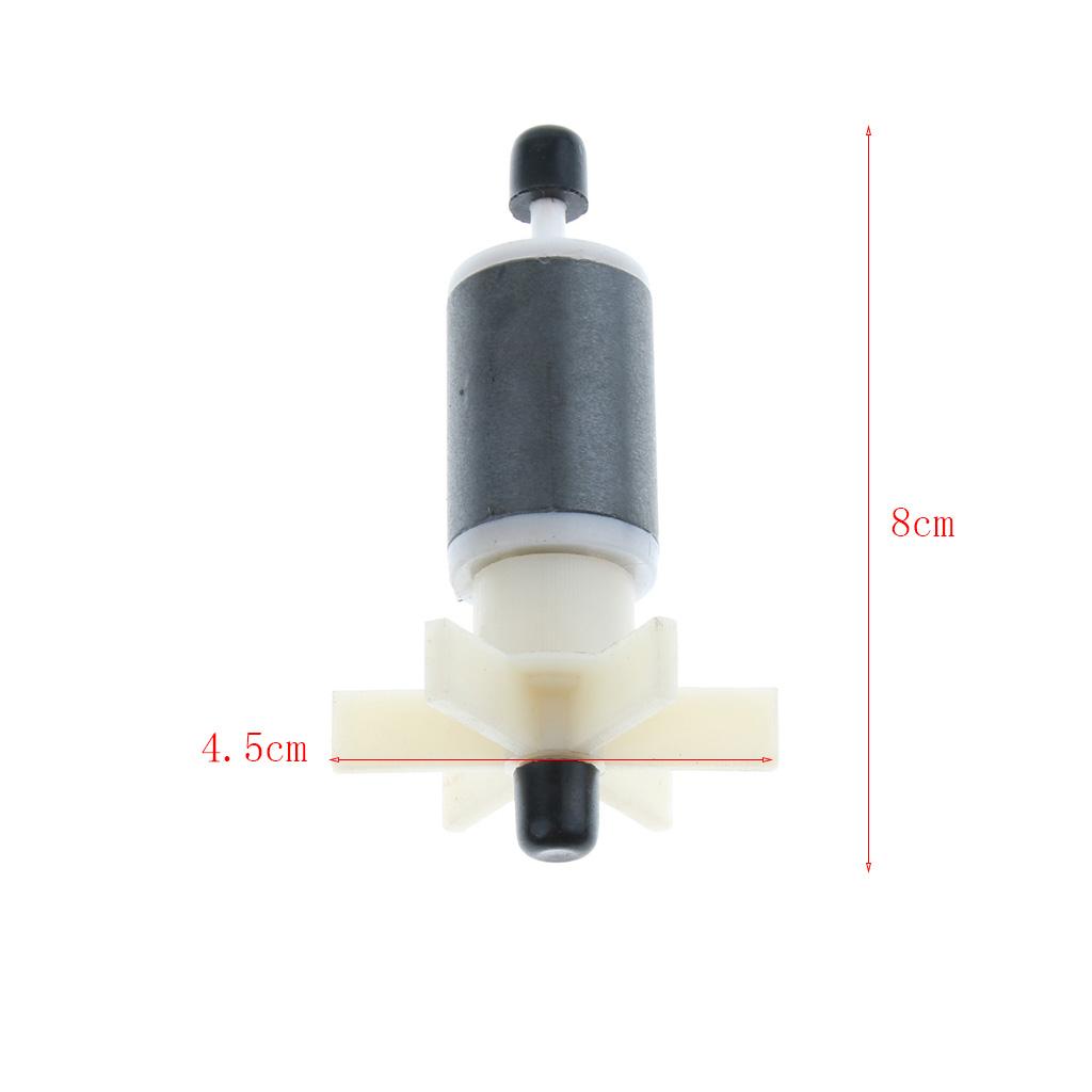 2 Pcs Plastic Filter Replacement Impeller Spare Rotor Aquarium Parts