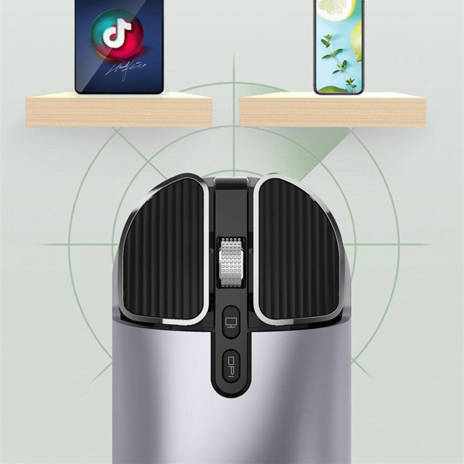 2.4G USB Wireless Bluetooth 5.0 Mice Mouse for Laptop