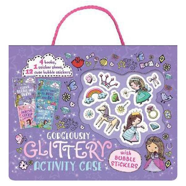 Gorgeous Glittery Activity Case With Bubble Stickers