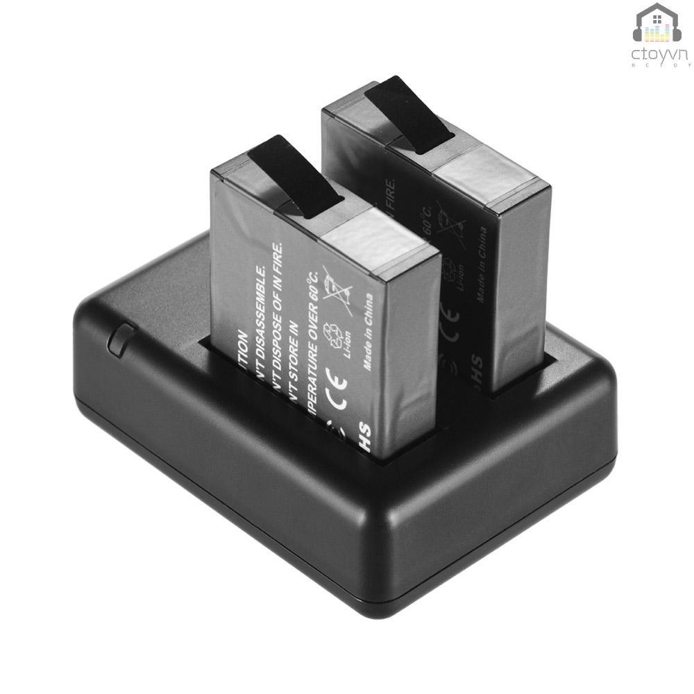 Bộ sạc pin máy ảnh hai pin với 2 pin USB cho Insta360 one X