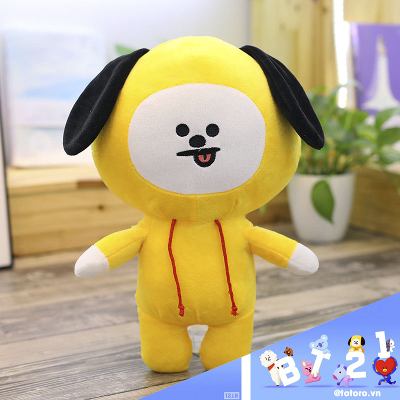 Gấu bông ,gấu BT21- BTS gấu bông CHIMMY - Jimin (vàng)