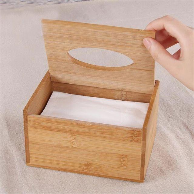 Hộp giấy gỗ vuông hoặc chữ nhật sang trọng