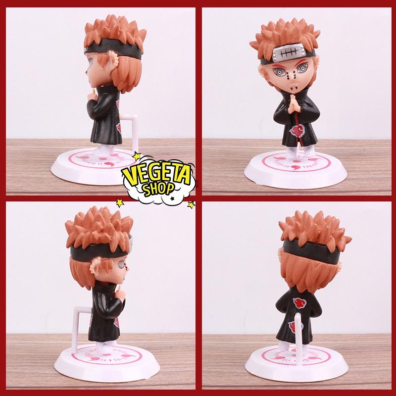 Mô hình Naruto - Set 6 nhân vật Uchiha Itachi Uzumaki Naruto Nagato Pain Hatake Kakashi Hidan - Cao 7cm