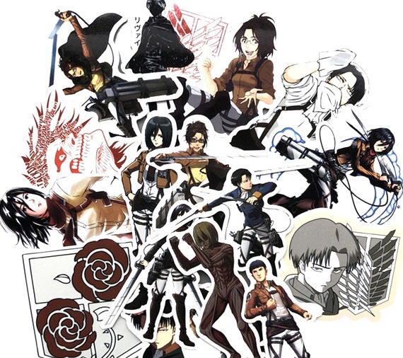 Set 30 Sticker Attack On Titan