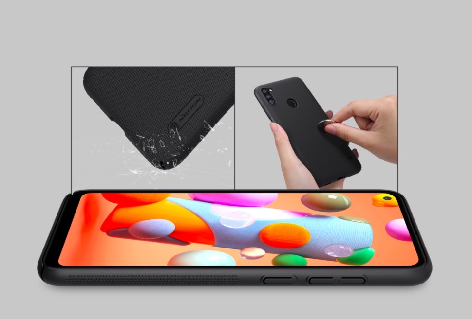 Ốp lưng SamSung Galaxy A11 chính hãng Nillkin dạng sần - Hàng Chính Hãng