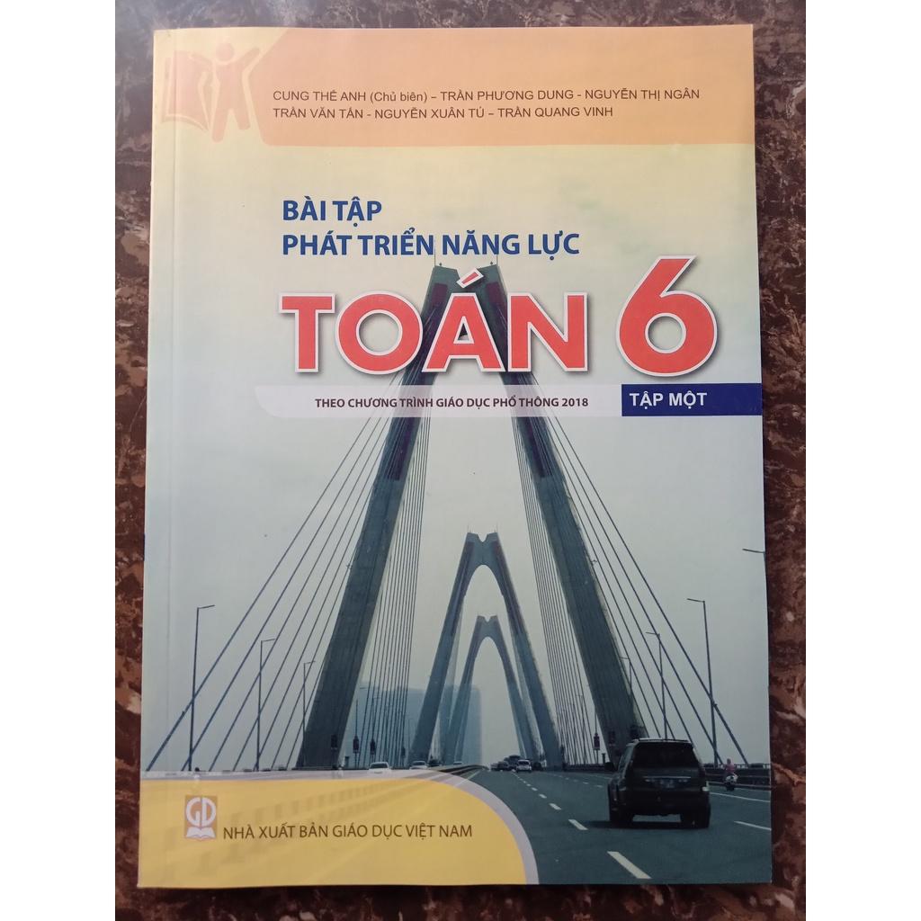 Sách - Bài tập phát triển năng lực toán 6 (ập 1 + tập 2) - Theo chương trình giáo dục phổ thông 2018