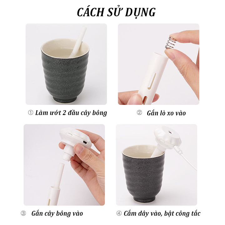 Máy phun sương cấp ẩm, làm mát phòng mini