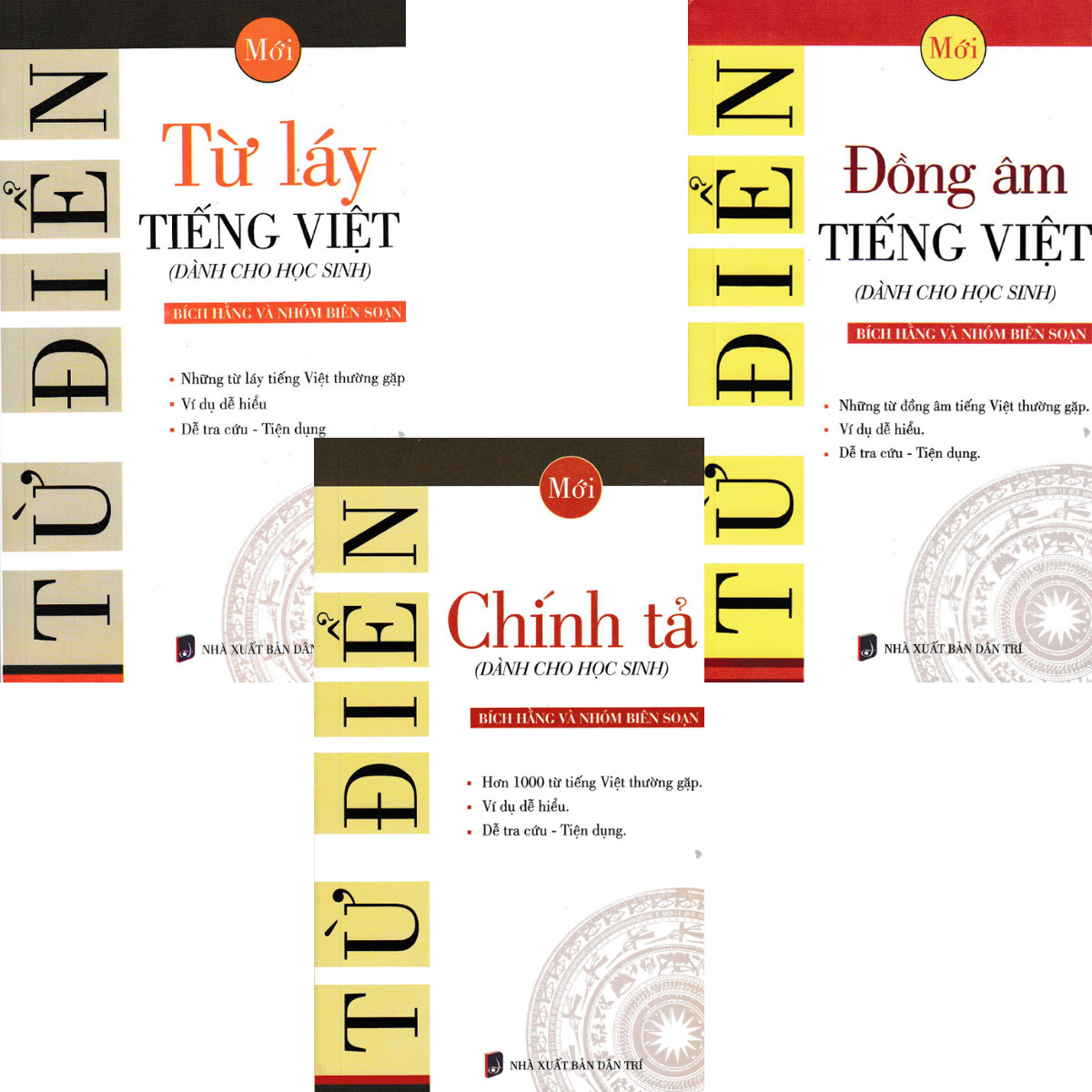 Combo 3 Quyển Từ Điển Chính Tả - Đồng Âm Tiếng Việt - Từ Láy Tiếng Việt