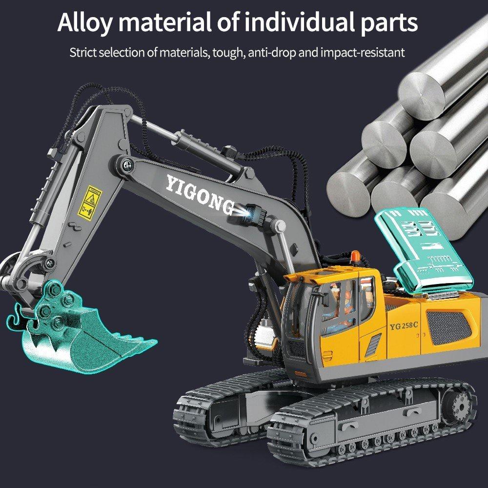 Xe Xúc Kim Loại BC1043 ( Alloy Excavator) YIGONG Điều Khiển Từ Xa