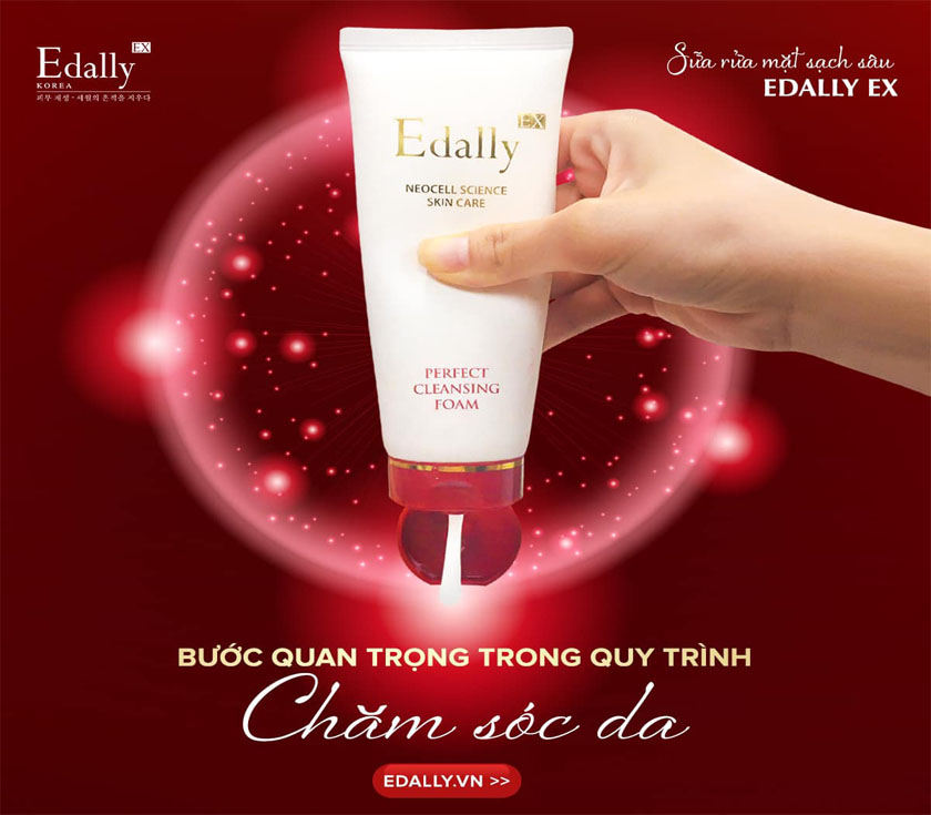 Sữa rửa mặt sạch sâu Edally EX