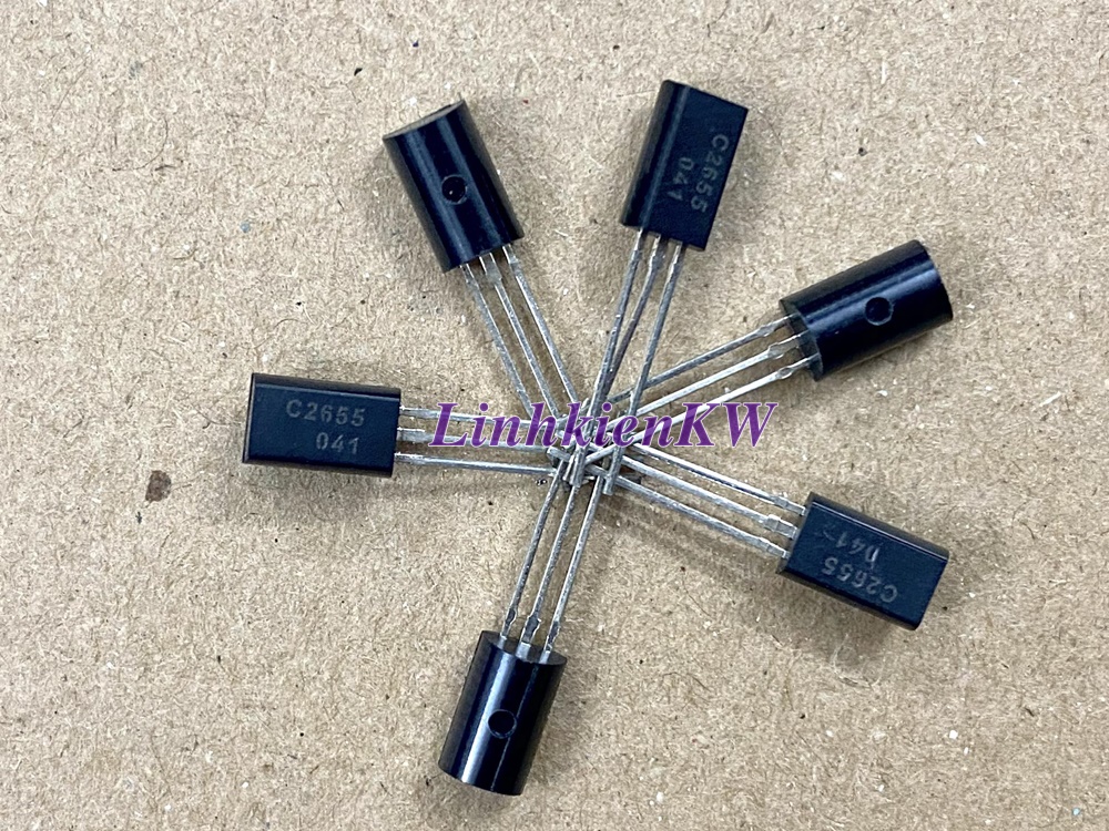 10 Con Transistor nghịch C2655 chân đồng mới chính gốc CJ 100%.
