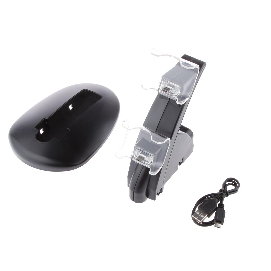 5 Port Portable High USB 3.0 Data Hub +Charging Stand For PS4